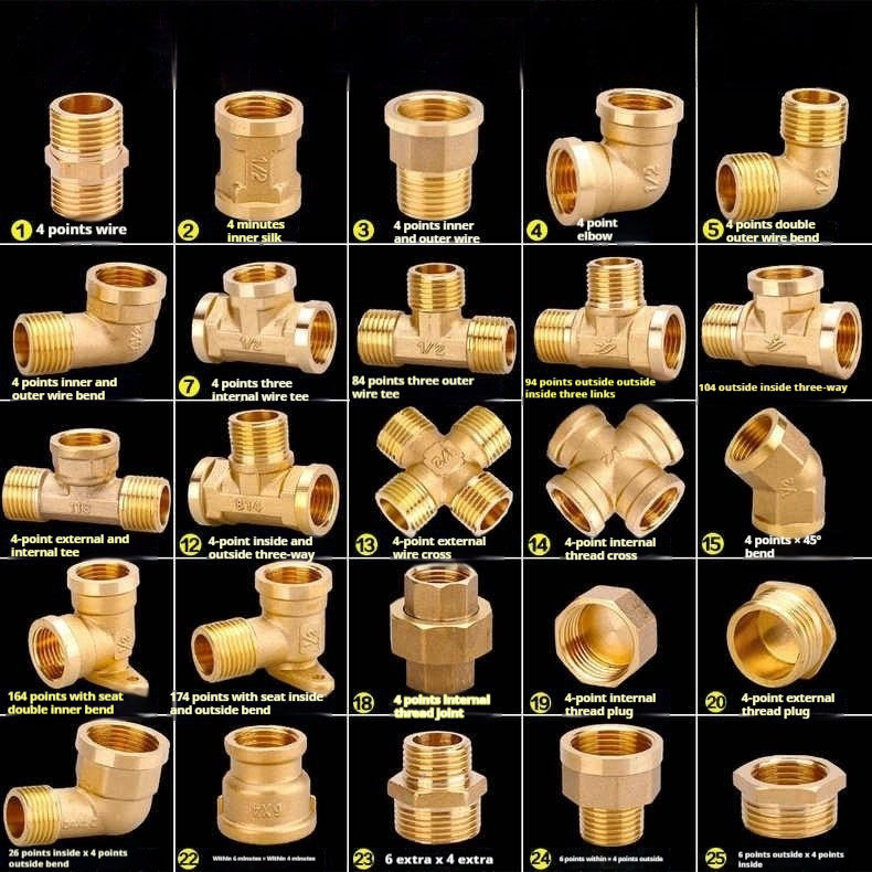 4-tap 6-minute Copper Reducing Pipe Plumbing Accessories