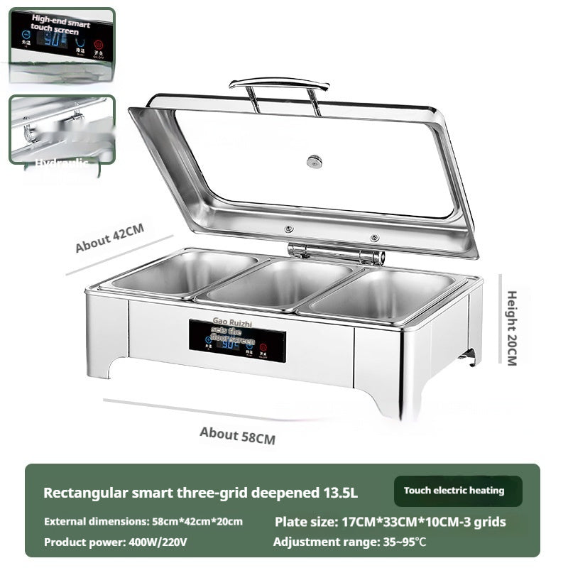 Stainless Steel Hydraulic Buffet Stove Fireless Cooker