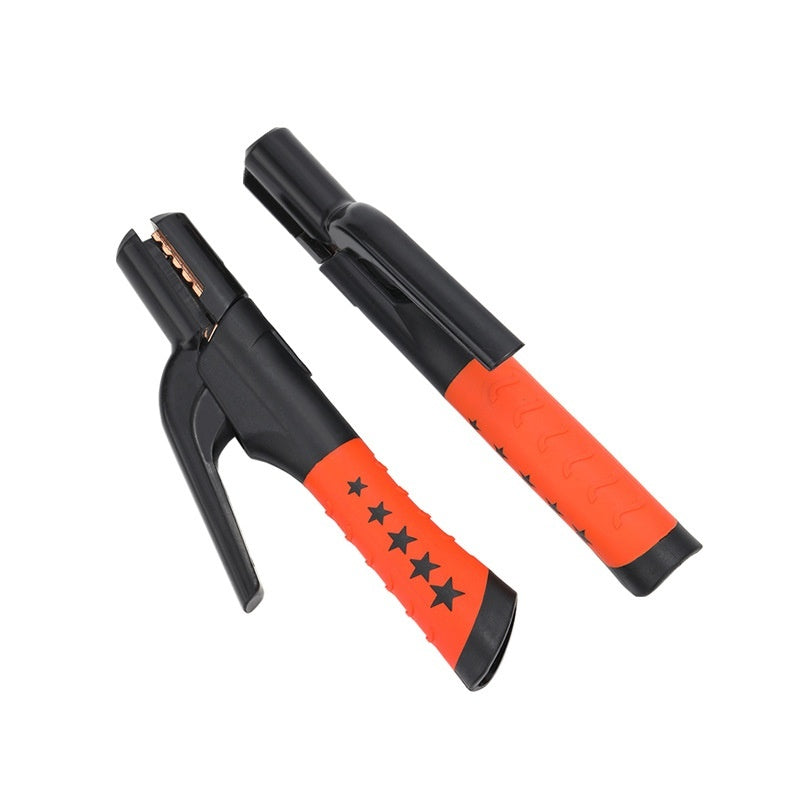 Electric Welding Pliers Nylon Handle Shell Weld Handle Pure Copper Electrode Clamp